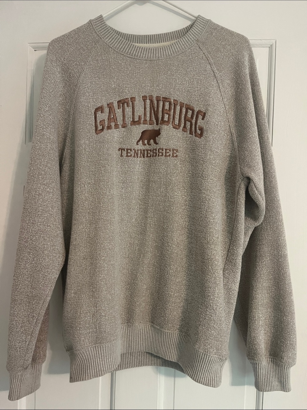 Gatlinburg Tennessee VERY SOFT Crewneck Sweatshirt - Neutral Beige